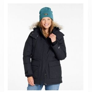 Like New L.L. Bean Women's Baxter State Parka -Black Ret. $329 Heavy Winter Coat